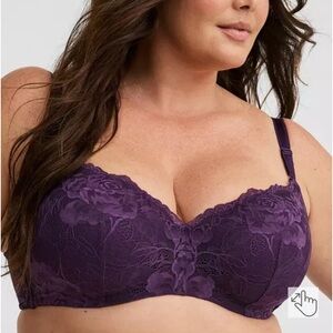 Torrid Lightly Lined Balconnet Bra 40DDD